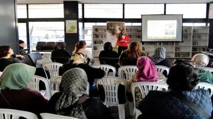 Bornova’da kadınlar hem üretiyor hem bilinçleniyor