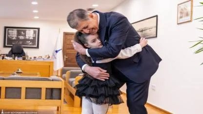 Başkanlık makamında gurur veren buluşma