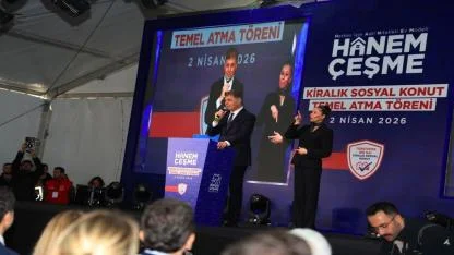 Türkiye’nin ilk kiralık sosyal konut projesi Hanem Çeşme’nin temeli atıldı