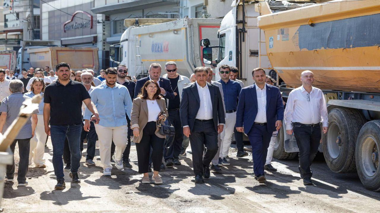 Çamdibi’nin yolları yenileniyor