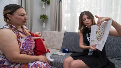 Anneye yalnız değilsin, bebeğe hoş geldin desteği