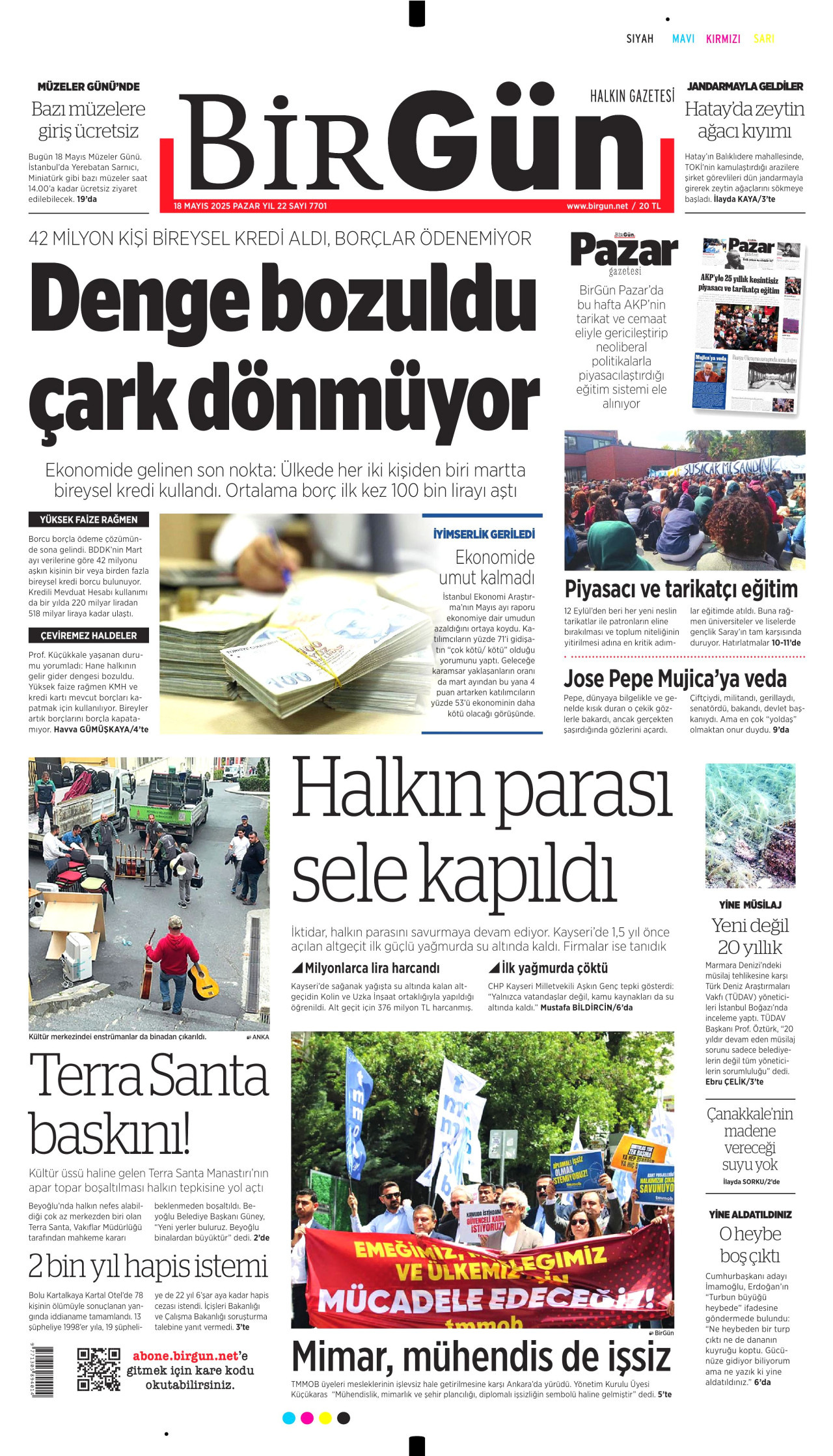 BİRGÜN Gazete Manşeti