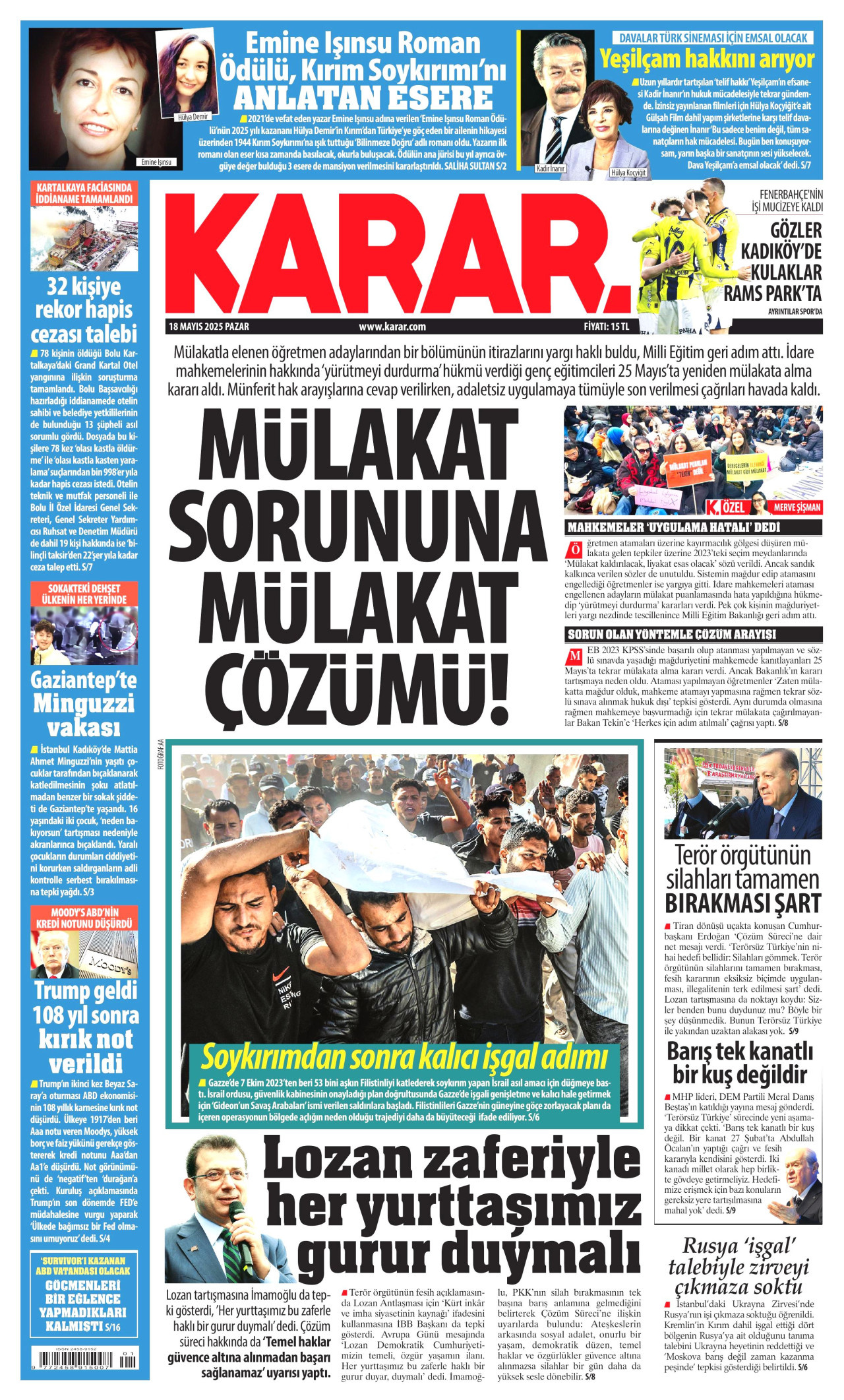 KARAR Gazete Manşeti