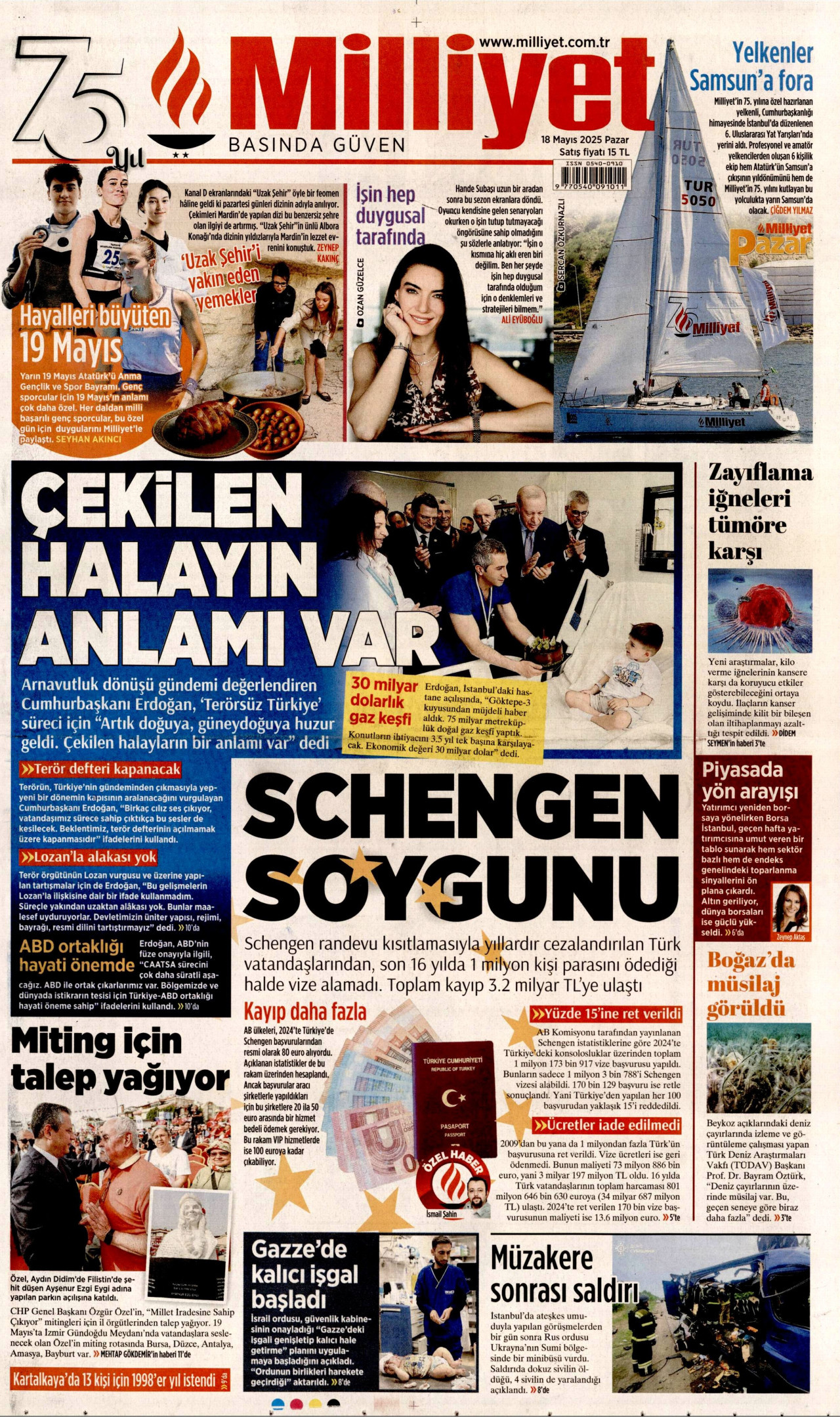 MİLLİYET Gazete Manşeti