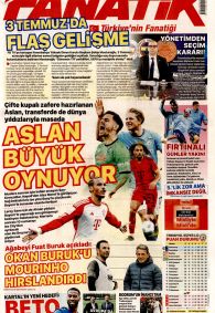FANATİK Gazete Manşeti