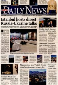 HÜRRİYET DAİLY NEWS Gazete Manşeti
