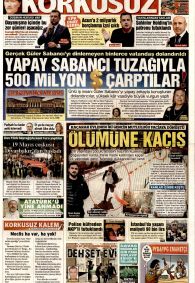 KORKUSUZ Gazete Manşeti