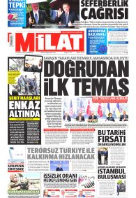 MİLAT Gazete Manşeti