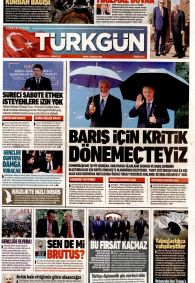 TÜRKGÜN Gazete Manşeti