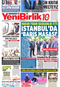 YENİBİRLİK Gazete Manşeti