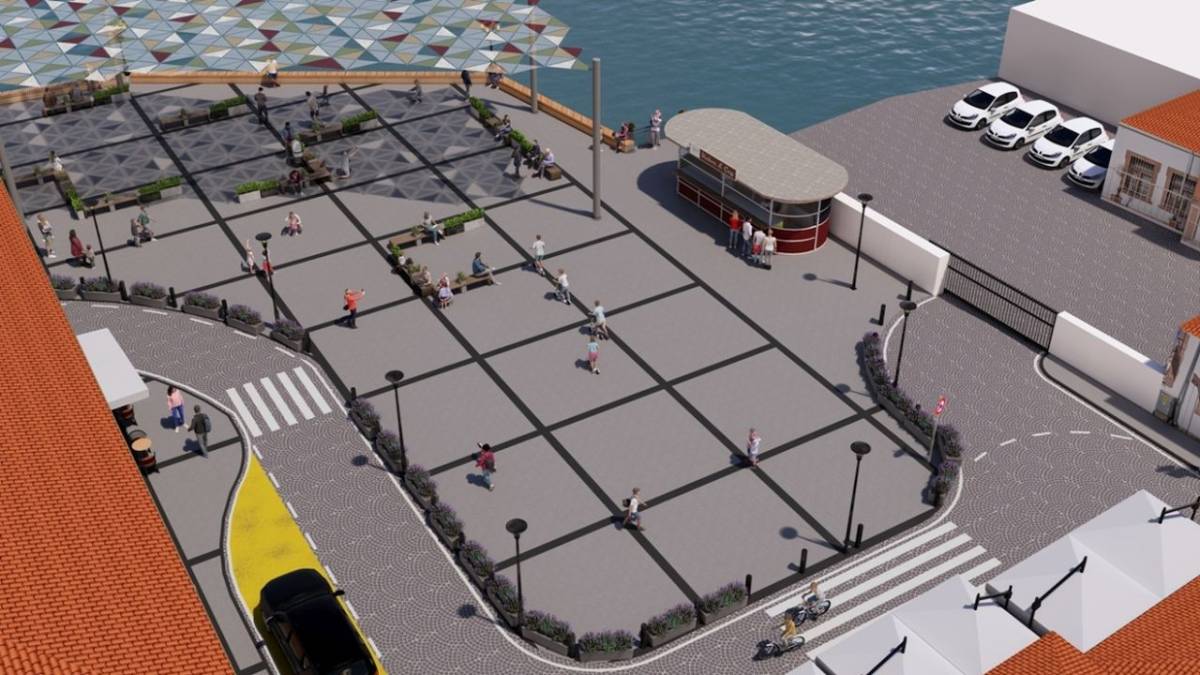 Ayvalık Denize Açılan Yeni Meydanına Kavuşuyor