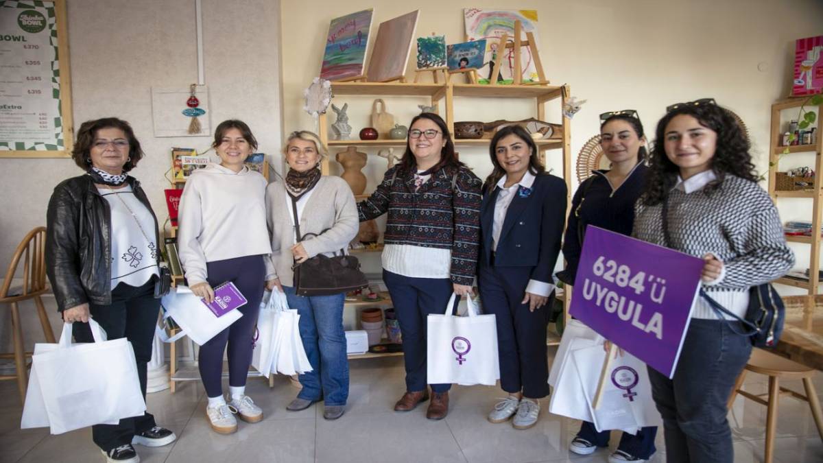 Güzelbahçe Kadına Şiddete Hayır Dedi