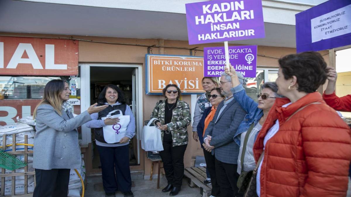 Güzelbahçe Kadına Şiddete Hayır Dedi